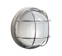 Dar Salcombe Stainless Steel Outdoor Wall Light - Round