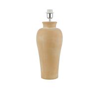 Dar Sasha Ceramic Table Lamp Base Only - Terracotta