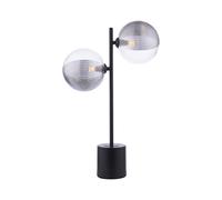 Dar Spiral 2 Light Table Lamp - Matt Black