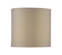 DAR Suelita Taupe Cotton Cylinder Shade 18.5Cm