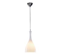 Dar Tone Glass Ceiling Pendant Light - White