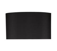 DAR Viking Black Linen Drum Shade 30Cm