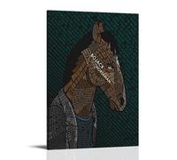DaranKaep Anime Bojack Horseman Art Poster Decorative Painting Canvas Wall Art Living Room Poster Bedroom Painting Wall Art Picture Print Modern Family Room Decor 08 x 12 inches (20 x 30 cm)