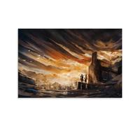 DaranKaep Disco Elysium Game Poster Decorative Painting Canvas Wall Art Living Room Poster Bedroom Painting Wall Art Picture Print Modern Family Room Decor 20 x 30 Inches (50 x 75 cm)
