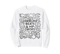 Darbuka Beats - Hip Drops - Belly Dance Vibes Sweatshirt