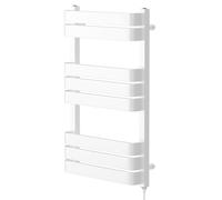 Darby Electric Heated Towel Rail | White | Mild Steel | 850mm x 500mm