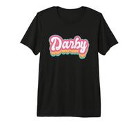 Darby First Name Girl Vintage 70s 80s Personalized Premium T-Shirt