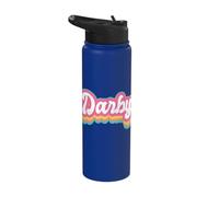 Darby First Name Girl Vintage 70s 80s Personalized Stainless Steel Insulated Water Bottle