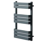Darby Heated Towel Rail | Anthracite | Mild Steel | 850mm x 500mm