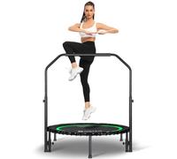 DARCHEN 200 KG Rebounder Trampoline for Adults, Indoor Small Rebounder Exercise Mini Trampoline for Workout Fitness for Quiet and Safely Trampoline Indoor [100 CM]