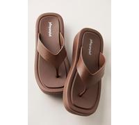 Darcie Platform Flip Flops by Jeffrey Campbell at Free People in Brown, Size: US 6 - female