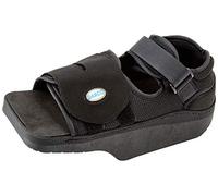 Darco OrthoWedge Orthopaedic Shoe - Medium Size Recovery Shoe for Heel Injuries, Surgery or Wound Care - Offloading Support for Faster Healing - Adult Rehabilitation Footwear - Black