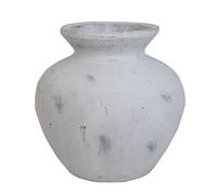 Hill Interiors Vase Darcy Antique White Grecian Handcrafted H30 x Dia31cm Large