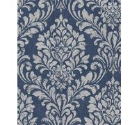 Darcy James Eleanor Damask Blue Wallpaper 173513