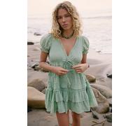Darcy Mini Dress by free-est at Free People in Summer Sage, Size: Medium - female