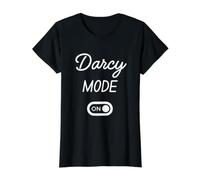 Darcy Mode On Name Value Graphic T-Shirt, Women, Black, M