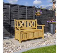 Darcy Wooden Garden Storage Bench Seat