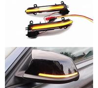 DARDDI Car Turn Signal Light For 1/2/3/4/ For X1/M-Series For I3 Dynamic Black Turn Signal Light Sequential Rearview Mirror