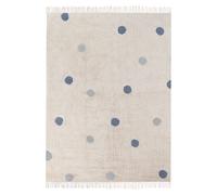 Kids Rug DARDERE Grey 140 x 200 cm Cotton