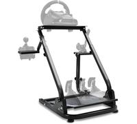 Dardoo Foldable Racing Wheel Stand Universal Sim Racing Cockpit Frame Compatible with Logitech G920 G29, for Thrustmaster T150 T80,Wheel & Pedals Not Included