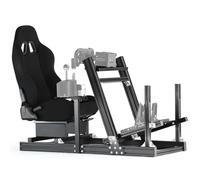 Dardoo G920 F1 Racing Simulator Cockpit with Seat, Rugged Profile 40 x 80 mm Wheel Cage Fits For Logitech G923,Thrustmaster Sim Racing Cockpit without Steering Wheel, Pedal, Handbrake