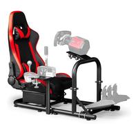 Dardoo GSL DD Racing Simulator Cockpit with Seat, Compatible with Logitech/Thrustmaster/Fanatec G29, G920, G923, Excluding Steering Wheel, Pedals, and Handbrake