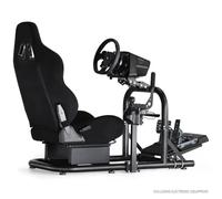 Dardoo Stable Racing Simulator Cockpit with Seat Fits for Logitech/Thrustmaster/Fanatec G25 G27 G29 G920 G923 T300RS TX, Without Wheels and Pedals