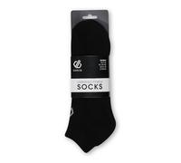 Dare 2b - Adults Essentials No Show Socks 2 Pack Black, Size: UK9-12