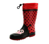 Dare 2B Childrens/Kids Mudplay Dinosaur Wellingtons - Red/Black - 3 UK - Red/Black