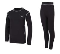 Dare 2B Childrens/Kids Pow II Plain Base Layer Set - Black - Black - 9-10 Years