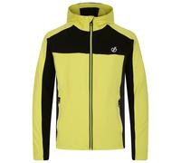 Dare 2B Childrens/Kids Thriving Core Stretch Hooded Midlayer - Black/Yellow Plum - 15-16 Years - Black/Yellow Plum - 95% Polyester/5% Elastane