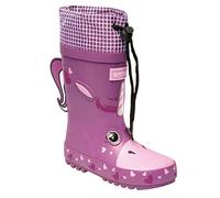 Dare 2b Childrens Mudplay Dinosaur Wellingtons Unicorn/Red Orchre 3 UK