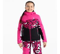Dare 2B Childrens Unisex Humour II Jacket Pure Pink/Kids Pink Graffiti - Size 13Y