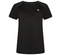 Dare 2b Corral Tee Womens Tshirt Q-WIC Lightweight Fast Drying Fabric - Short Sleeves Sport top Black/Black