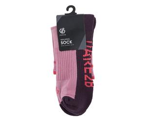 Dare 2b Dare 2b Unisex Endurance Walking Socks Pink, Size: UK 3-5