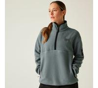 Dare 2b Women's Slide Out Half Zip Borg Fleece in Dark Grey | Size: 18 Dare 2b Dark Grey 18