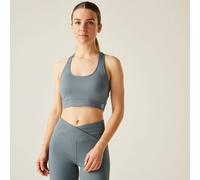 Dare 2b Women's Breathable Don't Sweat It II Sports Bra Ebony Grey, Size: S