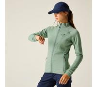 Dare 2B Emerging Iii Textured Full Zip Stretch Midlayer In Pale Green Pale Green
