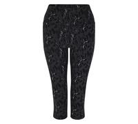 Dare 2b - Women's Quick-Drying Influential 3/4 Gym Leggings Black Dash Print, Size: 8