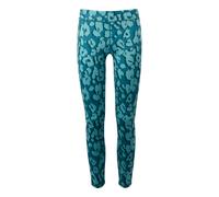 Dare 2B Girls Barlia Leopard Print Winter Leggings - Storm Blue/Nordic Blue - 3-4 Years - Storm Blue/Nordic Blue - 93% Polyester/7% Elastane
