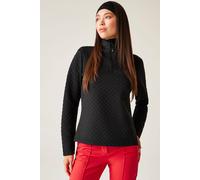 Dare 2B Glamourize Midlayer Quarter-Zip Insulating Active Fleece In Jet Black Jet Black 18