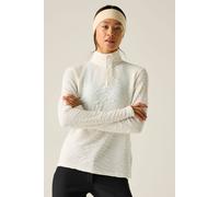 Dare 2B Glamourize Midlayer Quarter-Zip Insulating Active Fleece In White White