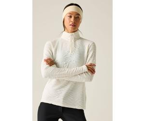 Dare 2B Glamourize Midlayer Quarter-Zip Insulating Active Fleece In White White