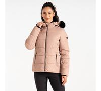 Dare 2B Glamourize V Padded Waterproof Ski Jacket In Beige Beige