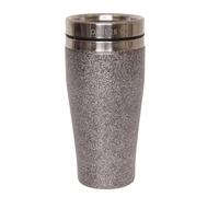 Dare 2B Glitter Metal Insulated Travel Mug (Black) - One Size