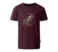 Dare 2B Kids Amuse II Dinosaur Skeleton T-Shirt - Deep Plum - 15-16 Years - Deep Plum - 90% Recycled Polyester/10% Elastane