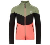 Dare 2B Kids Emergent III Core Stretch Midlayer - Olivine Green/Black - 9-10 Years - Olivine Green/Black - 95% Recycled Polyester/5% Elastane