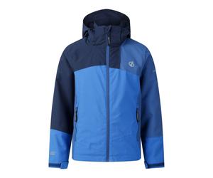 Dare 2B Kids Explore III Waterproof Jacket - Oxford Blue - 13 Years - Oxford Blue - 100% Recycled Polyester