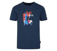 Dare 2B Kids Trailblazer II Tidal Wave T-Shirt - Moonlight Denim/Peach Bloom - Moonlight Denim/Peach Bloom - 7-8 Years