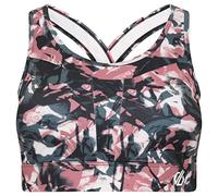 Dare 2b Mantra Bra Womens Sports Bra in Q-WIC Soft Touch, Elastic, Recycled Fabric - Removable Pads and Strap Back Design